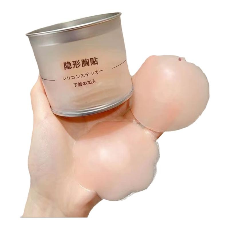 乳贴防凸点乳头贴胸贴女婚纱用夏季薄款大胸防走光硅胶文胸贴隐形 - 图3