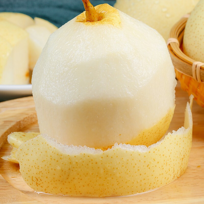 正宗水晶鸭梨新鲜水果时令当季整箱梨子新鲜雪梨鸭梨山东河北10斤 - 图2