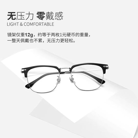 Gafas anti-luz azul de aleación de titanio | Más de 1.000 compras adicionales