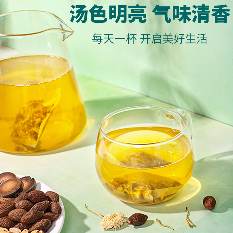 北京同仁堂胖大海罗汉果咽甘草金银花菊花茶养生茶炎茶橘红泡茶喝 - 图2