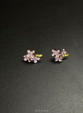S925银花朵耳钉|超1000次加购