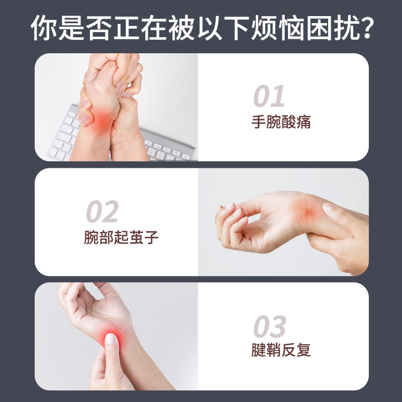 护腕鼠标垫手腕垫加厚防滑记忆棉纯色立体办公舒适电竞游戏3D鼠标