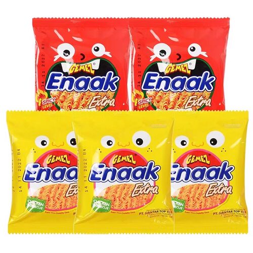 Gemez印尼进口小鸡面30g/包Enaak干脆面干吃面儿童零食休闲 - 图3