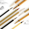 Hook line pen, special brush set for Chinese painting, fine brushwork, Chinese painting, white line edge, watercolor brush, flower branch, mouse whisker, leaf tendon, entry-level brush tip, wolf hair, thin gold body, sheep hair for beginners