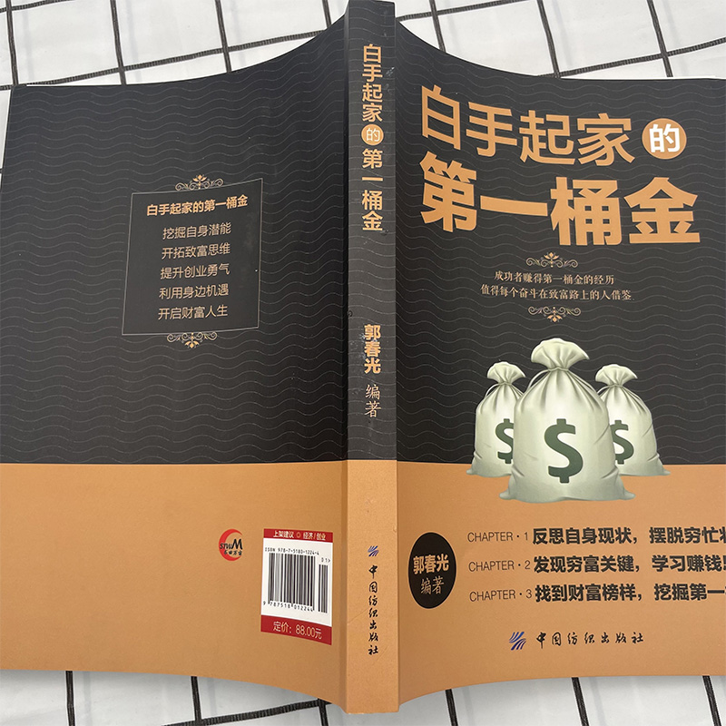 正版白手起家第一桶金用钱赚钱从零开始学创业商业经营小本成功学习思维管理书生意心经方法技巧书如何成长智慧 - 图0