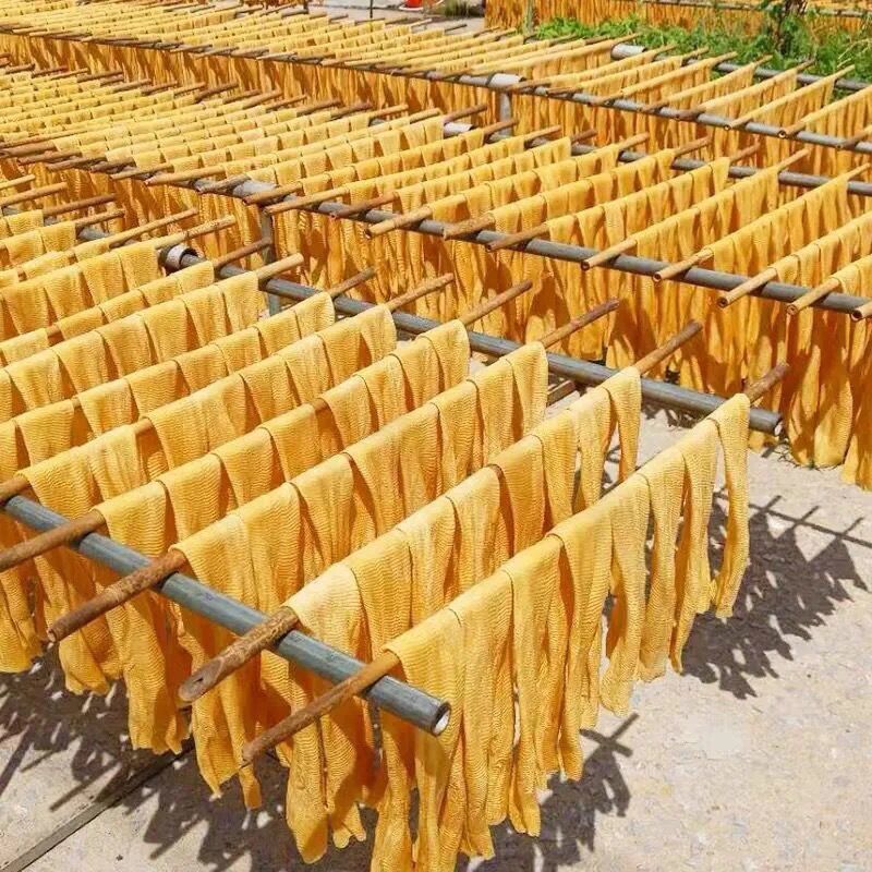 纯手工长豆皮纯黄豆干货火锅食材凉拌菜豆腐皮人造肉蛋白肉炒菜