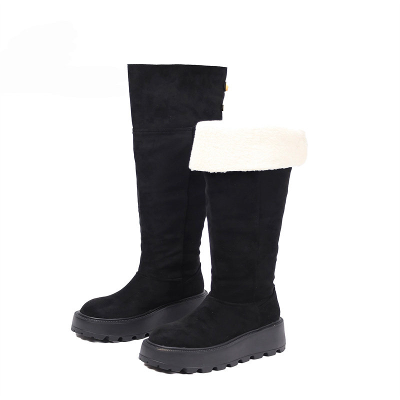 长筒雪地靴女2025冬季加绒加厚过膝长靴子保暖高筒靴高跟毛绒鞋子,淘宝优惠券,粉丝福利购,淘宝优惠卷