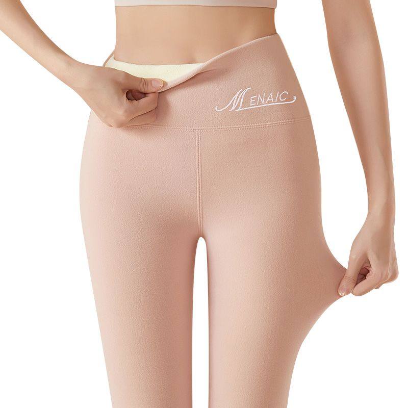 德绒羊羔绒加绒加厚女士秋裤内穿冬季无痕线裤高腰打底保暖棉毛裤,淘宝优惠券,粉丝福利购,淘宝优惠卷