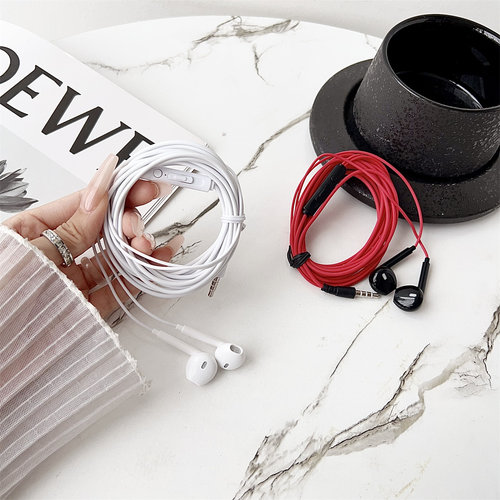 加长3米有线耳机直播声卡监听台式机半入耳式音质游戏专业带麦 - 图1