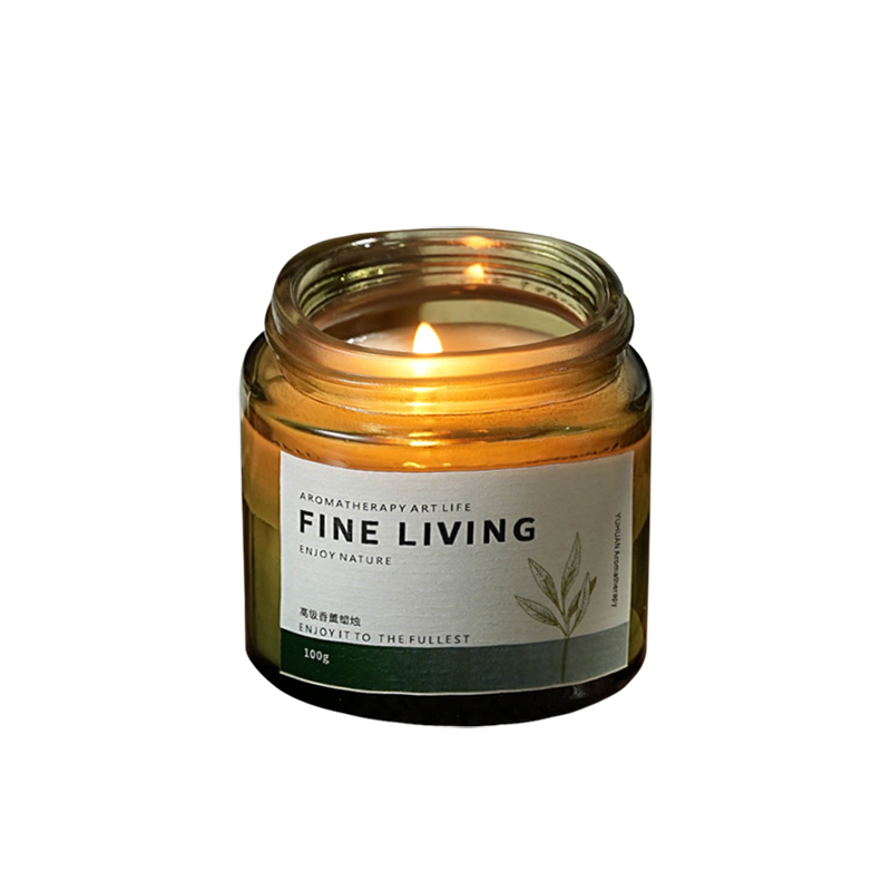 桂花香薰蜡烛室内家用卧室持久茶香小众高级助眠女生房间熏香留香