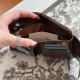 Korean version of soft and waxy retro wallet, card holder, integrated ID bag, card holder, coin purse, women's card holder, ID storage