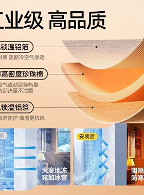 冬季防风保暖保温棉室外狗笼猫窝防寒罩子专用贴铝箔铝膜隔热双面