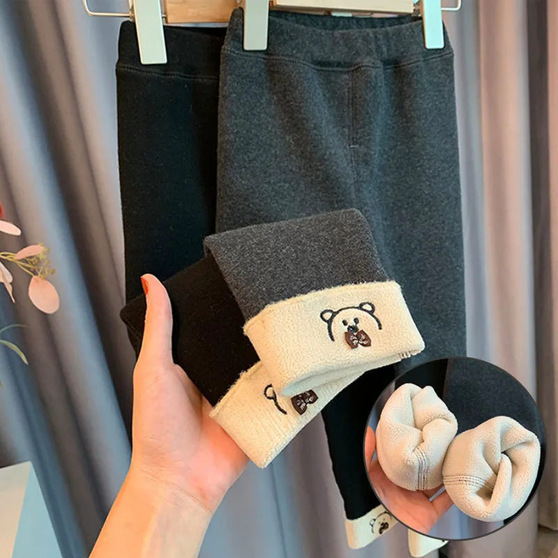 女童加绒加厚打底裤一体绒裤子秋冬新款弹力裤宝宝加厚长裤36,淘宝优惠券,粉丝福利购,淘宝优惠卷