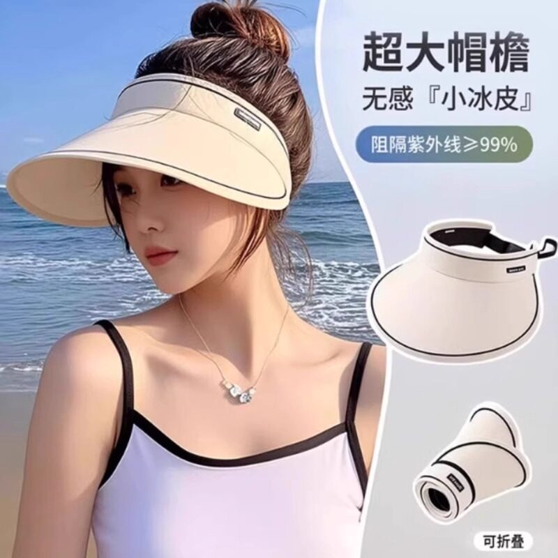 夏季必备！大帽檐防晒帽女UV