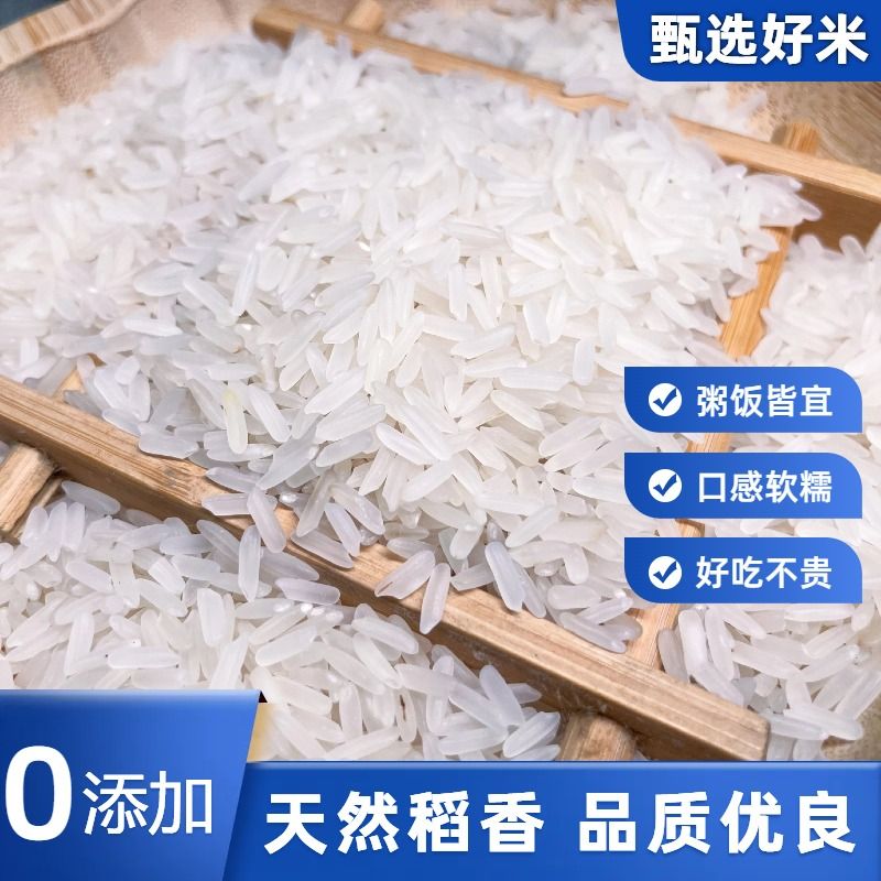 年货节20斤当季新米长粒香米南方原生态长粒米一级甄选稻香-图1