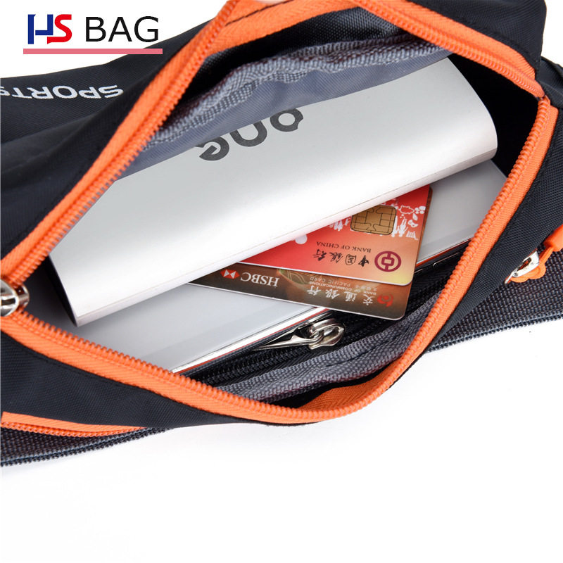 Cross-border travel outdoor waist bag cycling running bag casual sports bag waterproof close-fitting mobile phone silk small waist bag