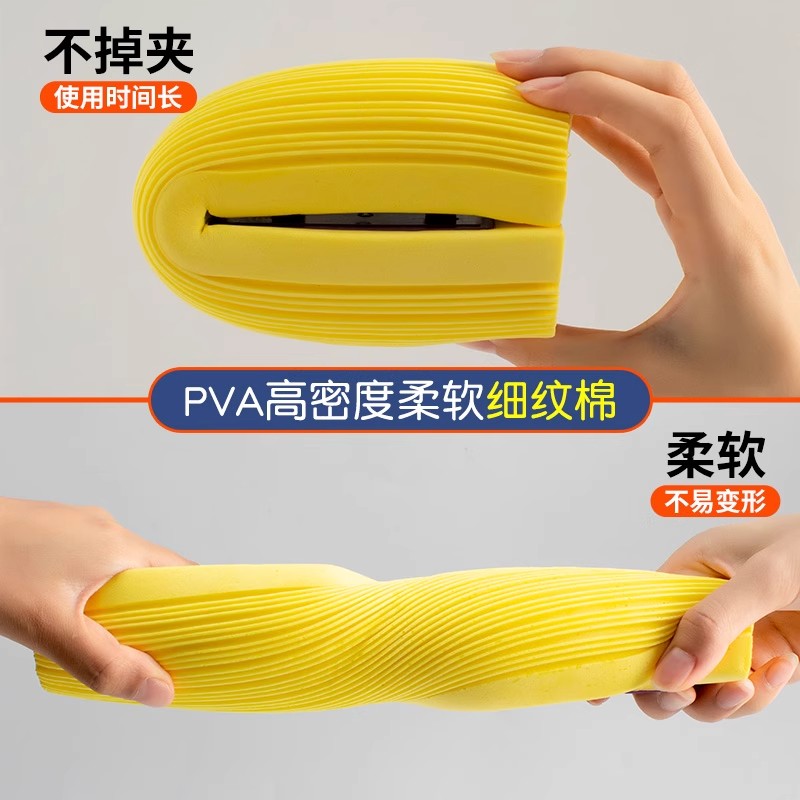 拖把头对折式升级新款海绵替换头通用2025替换装胶棉拖布头墩布头 - 图3