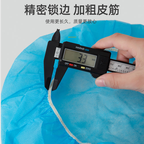 一次性帽子头套无纺布厨师帽透气防尘卫生食品帽餐饮网帽厨房用帽 - 图2