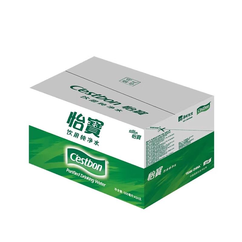 怡宝纯净水555ml*24瓶 饮用水 纯净水饮用水非矿泉水纯净水家庭装,淘宝优惠券,粉丝福利购,淘宝优惠卷