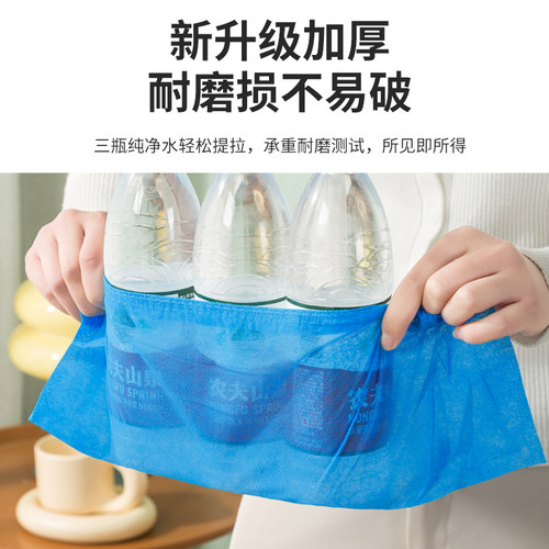 鞋套家用室内一次性加厚防滑成人儿童学生无纺布鞋套待客机房脚套 - 图1