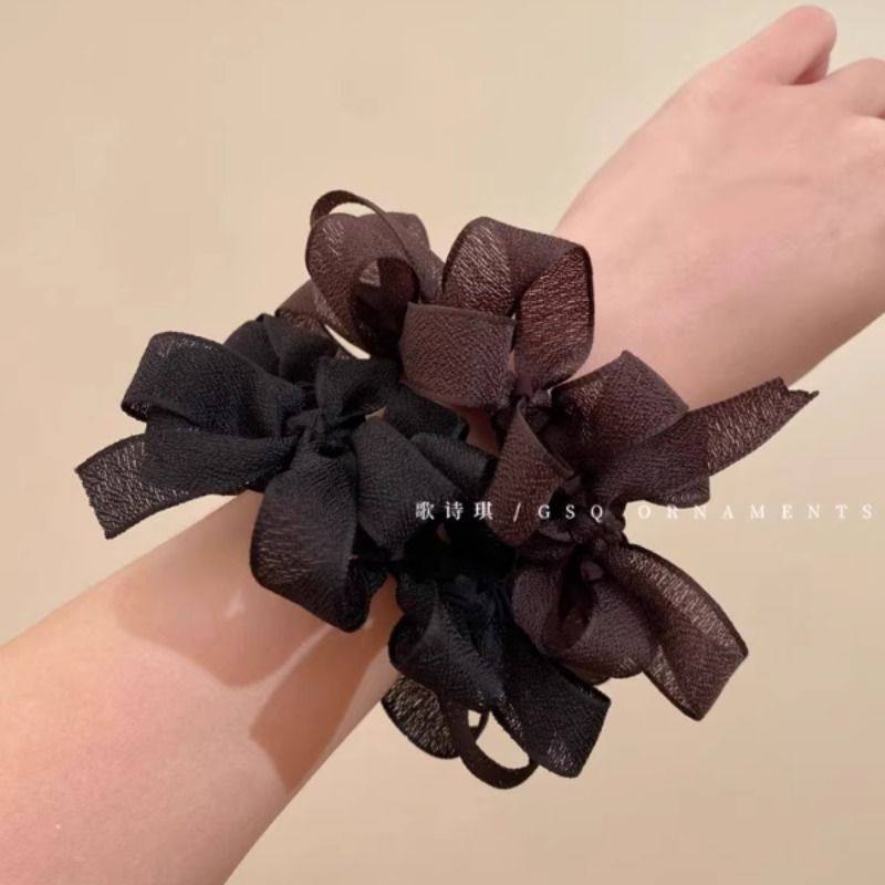 下单立减50新款n网纱蝴蝶结小肠发圈头绳高弹力马尾发绳发饰W,淘宝优惠券,粉丝福利购,淘宝优惠卷