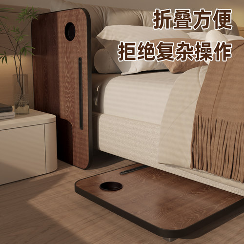 电脑桌家用折叠办公桌简约学习桌子卧室学生写字桌飘窗小桌板桌面 - 图2