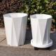 Maceta grande gruesa gruesa para el hogar simple de resina