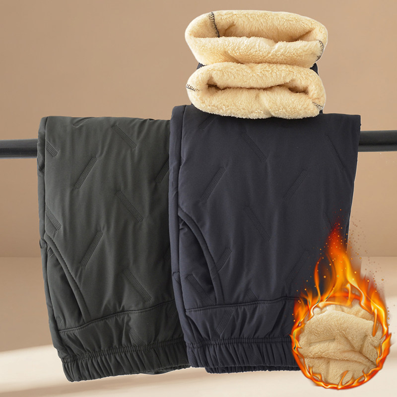 妈妈冬季羊羔绒棉裤加厚保暖中老年人加绒裤子冬装奶奶女裤黑色,淘宝优惠券,粉丝福利购,淘宝优惠卷