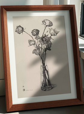 素描画框相框现代简约