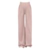 Pregnant women's trousers, spring and autumn style wide-leg trousers that do not tighten the belly, 2025 new style non-supporting casual trousers for small people