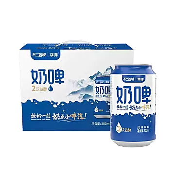 华洋【奶啤300ml*12罐整箱】风味乳饮料[5元优惠券]-寻折猪