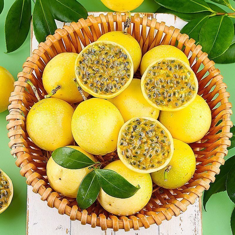 广西钦蜜9号黄金百香果新鲜应当季水果甜蜜多汁皱皮原浆现摘现发D