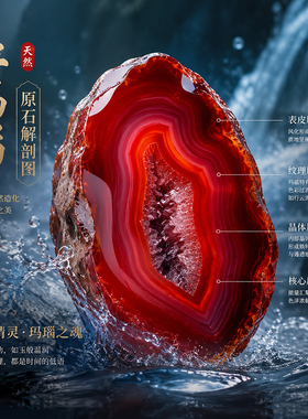 9A天然红玛瑙散珠|超1000次加购