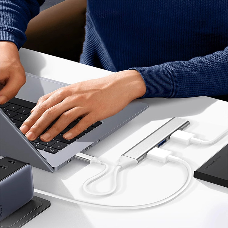 usb拓展坞笔记本电脑扩展器3.0四合一typec多口适用于macbook转接头扩展坞华为小米平板一拖二分线器转换器,淘宝优惠券,粉丝福利购,淘宝优惠卷