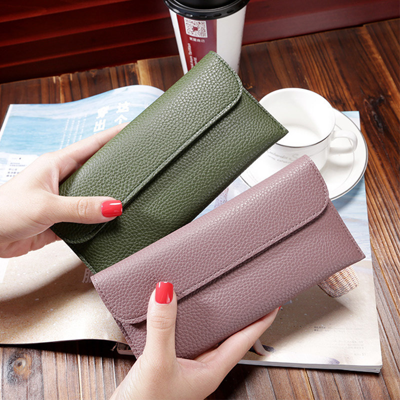 时尚薄款学生简约大容量零钱长钱包 天天特卖工厂店钱包