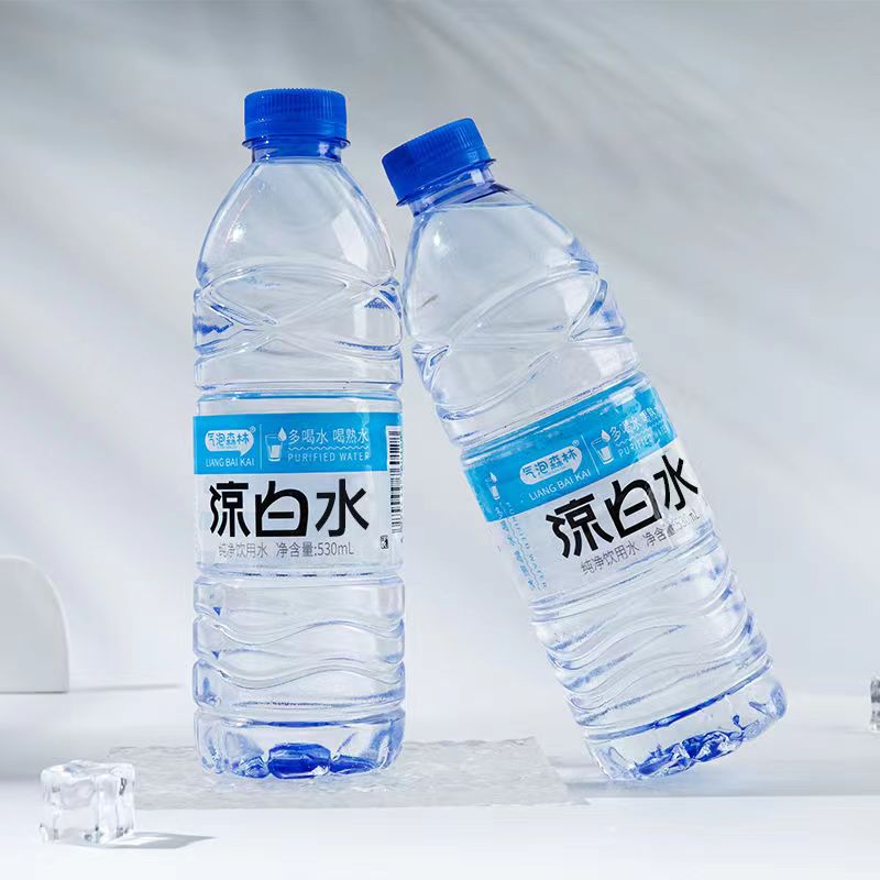 纯净水凉白水530ml*6瓶装夏日解渴家用熟水饮用水特价整箱批发价 - 图0