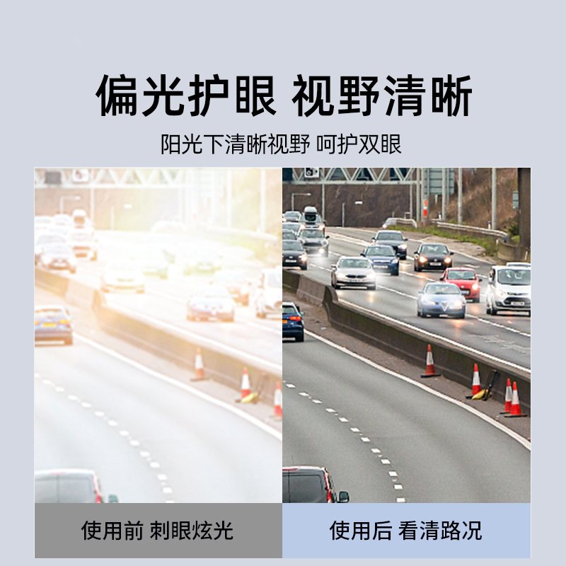 墨镜可套近视镜太阳眼镜男款防紫外线偏光夹片男士开车专用套镜女 - 图3