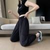 Women's summer thin black quick-drying sweatpants