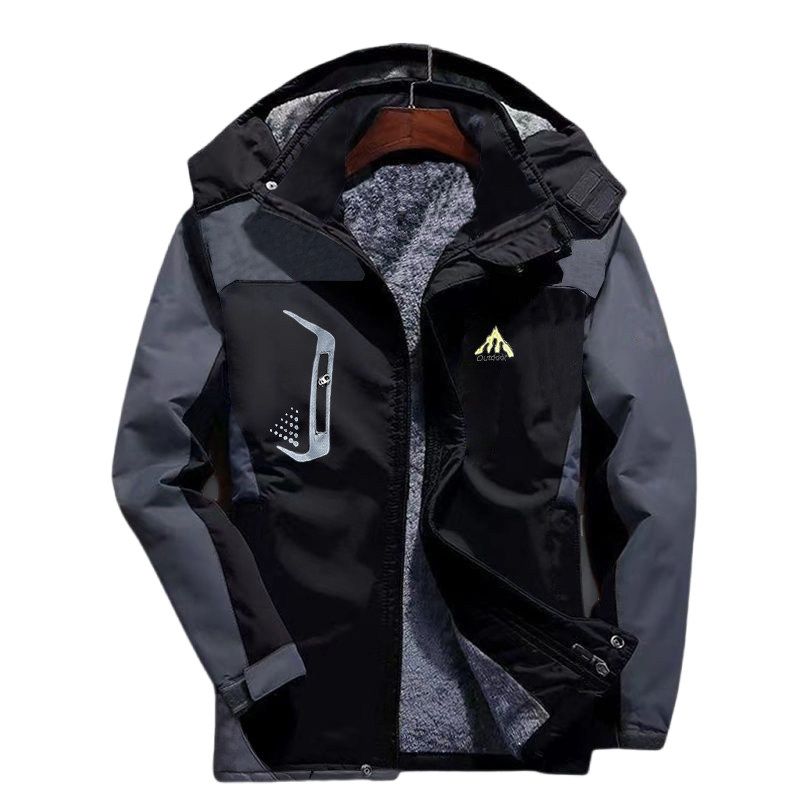 冲锋衣男加绒加厚棉袄秋冬季棉衣冬装外套保暖棉服男防风防寒防水,淘宝优惠券,粉丝福利购,淘宝优惠卷