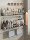 Bathroom storage rack bathroom punch-free wall-mounted toilet bathroom washbasin wall storage shelf toilet