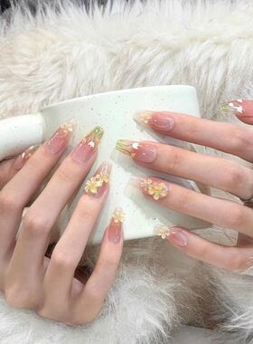 立体郁金香美甲穿戴甲