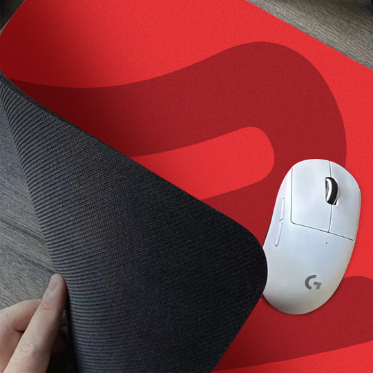 Professional mouse pad for FPS e-sports games, extra-large fine-surface rubber 6mm thickened CSGO table mat, smooth