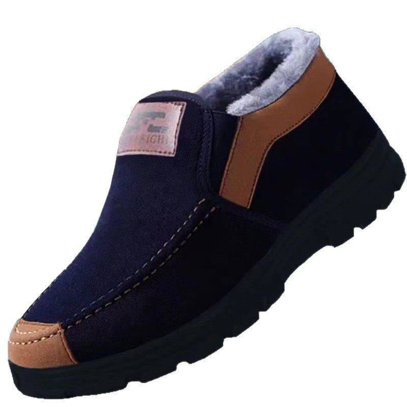 冬季棉鞋男保暖加绒厚防水防滑摔爸爸鞋老年人专用棉靴老北京布鞋,淘宝优惠券,粉丝福利购,淘宝优惠卷