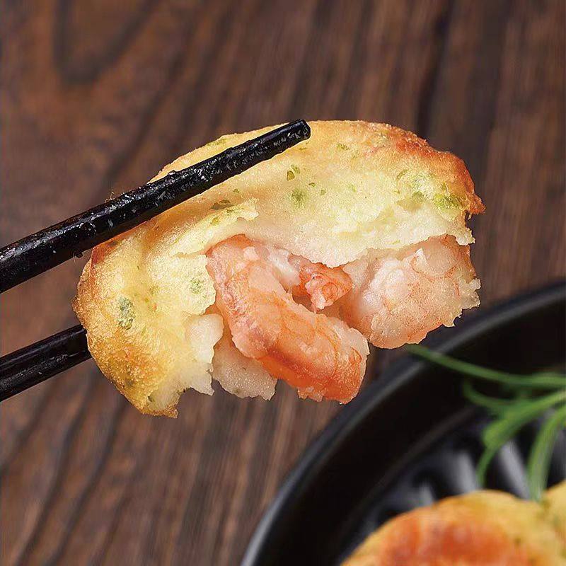 新品海苔虾排整虾仁饼鱼香虾饼速冻海鲜早餐半成品宝宝手工虾排,淘宝优惠券,粉丝福利购,淘宝优惠卷