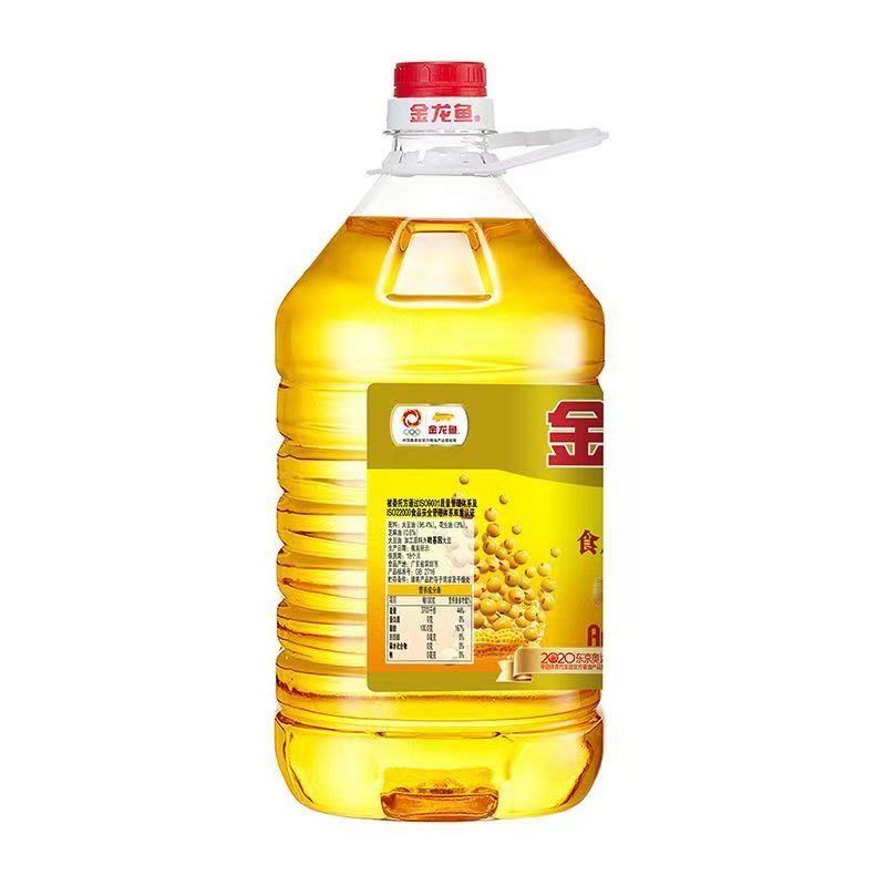 金龙鱼花生浓香型食用植物调和油5L  家用烹饪烘焙炒菜油健康好油 - 图0