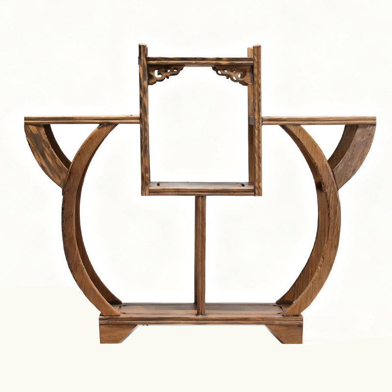 鸡翅木博古架小实木摆件茶具茶叶架紫砂茶壶展示架子置客厅置物,淘宝优惠券,粉丝福利购,淘宝优惠卷