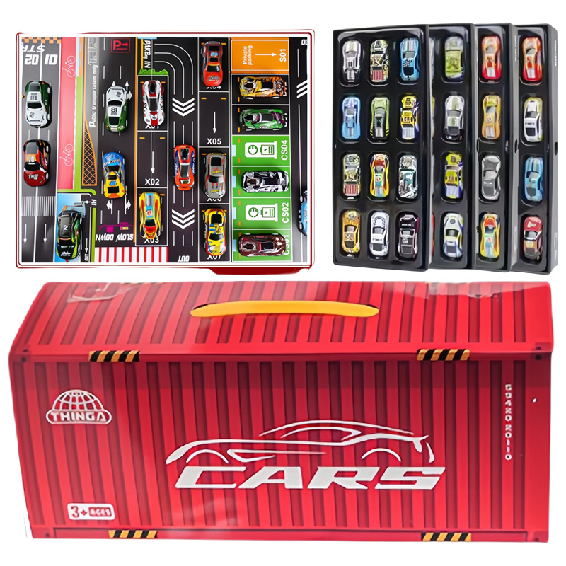 合金儿童玩具车套装小汽车赛车迷你模型车宝宝3岁6男孩六一节礼物 - 图2