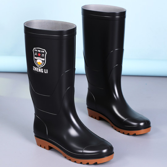 Men's tendon-soled high-top rain boots | Thousands of people purchased more