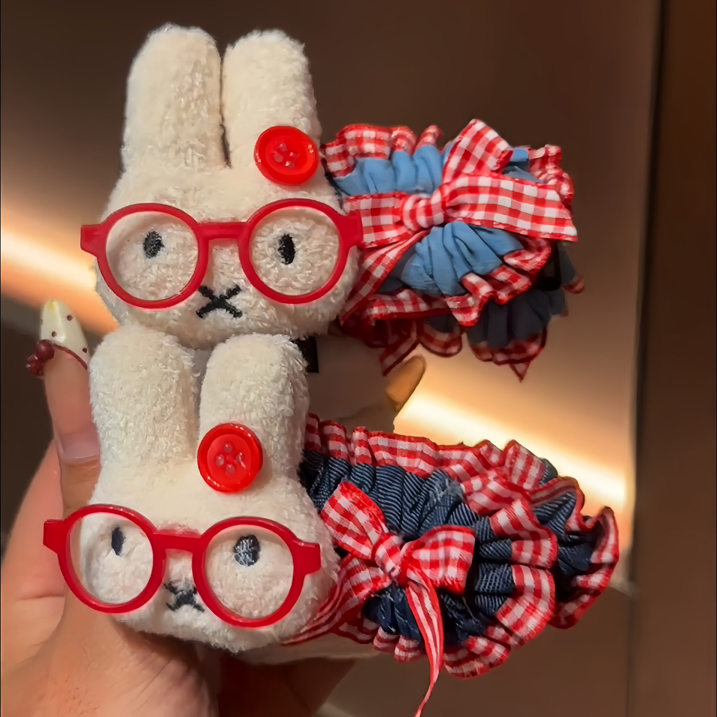 新款秋冬牛仔色系米菲兔香蕉夹小号超可爱后脑勺高马尾固定神器,淘宝优惠券,粉丝福利购,淘宝优惠卷