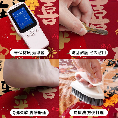 浴室脚垫厕所门口地垫卫生间吸水防滑垫马硅藻泥家用厨房台面速干 - 图0
